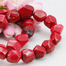 Irregular 10-15mm Red Turkey Beads Loose Stone Ornament Accessory Parts Fashion Jewelry Making Design Women Girls Gifts 15inch 2024 - buy cheap