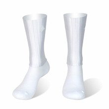 Новые Противоскользящие силиконовые летние носки Aero Whiteline, велосипедные носки для мужчин, велосипедные спортивные носки для бега, велосипедные носки Calcetines Ciclismo 2024 - купить недорого