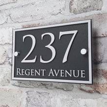 Custom Acrylic House Number DoorNumber Sign Apartment Street Address Effect Glass Vinyl Sticker 2024 - купить недорого