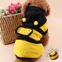 Pet Hoodie Clothes Cute Fancy Puppy Apparel Costume Cat Coat Outfit Bee Style Pets Clothing Supplies 2024 - buy cheap