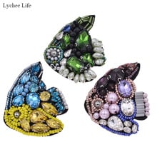 Lychee Life Personality Fish Shaped Handmade Sewing Cloth Paste DIY Patchwork Garment Decor Accessories For Children 2024 - buy cheap