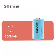 1 pcs original SOSHINE LiFePo4 15266 IFR CR2 300MAH 3.2V CR15H270 rechargeable battery with Safety Relief Valve for Flashlight 2024 - buy cheap