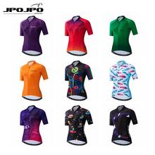 JPOJPO-Camiseta de Ciclismo para mujer, camiseta de manga corta para equipo profesional, Ropa deportiva para Ciclismo de montaña, Verano 2024 - compra barato