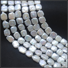 5 uds la naturaleza cultivadas de agua dulce perla cuadrada forma calidad AAA color blanco tamaño 12mm para encantos pulseras haciendo Accesorios 2024 - compra barato