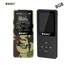 RUIZU-reproductor Mp4 Original X02, 8GB, portátil, 80 horas de reproducción de música con pantalla de 1,8 pulgadas/FM/E-Book/reloj/grabadora 2024 - compra barato