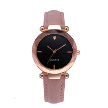 Fashion Ladies Watch Leather Casual Watch Luxury Analog Quartz Crystal Womens Wristwatch   montre femme L58 2024 - buy cheap