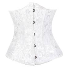Women Sexy Corset Underbust Waist Trainer Corsets Black White Red Gothic Clothing Corset Top Robe Bustier Corpetes E Espartilhos 2024 - buy cheap