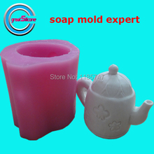 Teapot DIY Silicone Candle Molds Soap Molds  3D Silicone Mold for Candle Making 2024 - buy cheap
