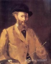 Retrato retrato con una paleta de Edouard Manet lienzo de alta calidad pintado a mano 2024 - compra barato