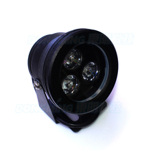 Cuerpo negro DC12V 10W led luces subacuáticas ip68 impermeable rgb led Luz de piscina luces de fuente + control remoto 24key 2024 - compra barato