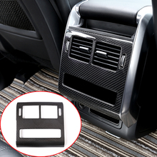 Rear Row AC Outlet Frame Cover Trim Real Carbon Fiber For Land Rover Range Rover Sport RR Sport 2014-2017 Car Accessories 2024 - buy cheap