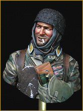 Busto de resina sem pintura escala 1/10 soldado coleção de busto 2024 - compre barato