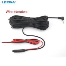 LEEWA 1pc 10meters 2.5mm TRRS Jack Connector To 4Pin Video Extension Cable For Truck/Van Car DVR Camera Backup Camera  #CA1280 2024 - buy cheap