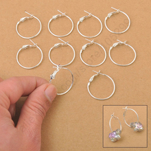 100PCS Genuine 925 Sterling Silver  Hoop Loop For Earring Making Diy Jewelry Findings With  Stamped Wholesale Dropshipping 2024 - buy cheap