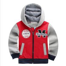 Baby Boys Kids' Thick Coat Tops Hoodies Jacket Sweater Outwear Pullover 2-7Years Casual Kid's Jacket Outerwear 2024 - buy cheap