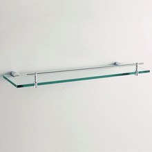 Accesorios de baño modernos, productos de latón macizo cromado, estante de cristal de GB012G-3 2024 - compra barato