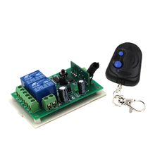 Novidade para interruptor transmissor controle remoto sem fio rf de 12v 10a 2ch interruptor receptor com 3 modos de funcionamento bloqueio automático sku: 5078