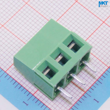 50Pcs 3P Green 5.08mm Pitch Straight Vertical Pins Monolithic Combinable Screw Terminal Block Sample 2024 - buy cheap