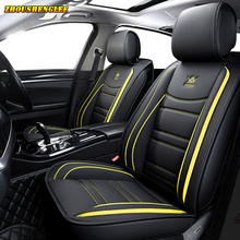 NEW Luxury leather car seat covers For ssangyong kyron hyundai tucson opel grandland x jaguar xf xe renault talisman car seats 2024 - buy cheap