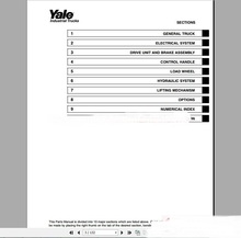 Yale Forklift full set PDF (Parts & Manuals) 2024 - buy cheap