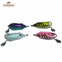 Hyaena 4pcs Fishing Lures Artificial Soft Bait Single Hooks Ray Frog Artificial Minnow Crank Strong Top water 2024 - buy cheap