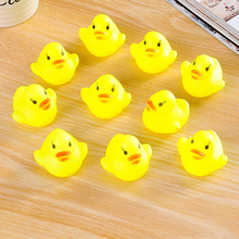 2018 Hot One Dozen (10) Rubber Duck Duckie Baby Shower Water toys for baby kids children Birthday Favors Gift toy free shipping 2024 - buy cheap