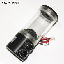 MS-500x Acrylic Computer water cooling cooled cylindrical Radiator circulation water tank water pump box 2024 - buy cheap