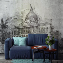 Decorative wallpaper European style restoring ancient ways style background wall 2024 - buy cheap