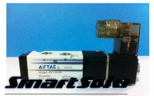 Envío Gratis válvulas solenoide de aire AirTAC 1/8 "Puerto 5 vías 2 posiciones válvula solenoide neumática 4V110-06 Válvula de Control 2024 - compra barato