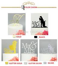 personalize name date glitter Slime cake topper party birthday
