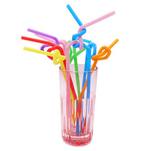 100Pcs Multicolor Drinking Straws Plastic Bar Party Flexible Bendable  Disposable Valentine's Day Wedding Birthday Decoration 2024 - buy cheap