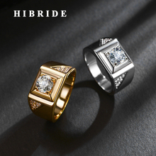 Hibride novo design de luxo estilo dubai, feminino e masculino, joias de moda, bague femme, anéis de casamento 2024 - compre barato