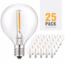 Lâmpadas incandescentes, e12 quente para substituição g40 5w 7w, bulbo substituível com o mesmo efeito, lâmpada de g40 fios 2024 - compre barato
