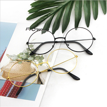 1Pcs Newborn Baby Retro Round Flat Glasses Photography Props Metal Eyeglass Frame Spectacles Eyeglasses Clothing Accessories 2024 - buy cheap