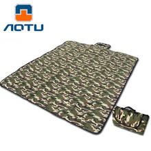 camouflage picnic pad Outdoor camping mat waterproof Picnic Beach oxford tent moistureproof pad with bag 2024 - buy cheap