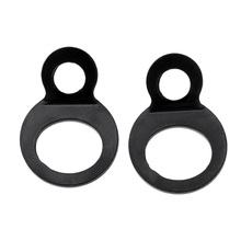 2 piezas de acero inoxidable atadura anillos con correa Universal Negro para motocicleta Dirt Bike ATV UTV Accesorios 2024 - compra barato