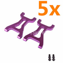 Wholesale 5pair Wltoys HSP Upgrade Parts Aluminium Front Lower Suspension Arm A959-02 For RC Car HSP1/18 Scale Models Car 580019 2024 - buy cheap
