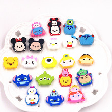 20Pcs/set PVC Cute Cartoon Icon Brooch Pins Badge Anime Figure Mickey Minnie Pins Button Badge Backpack Clothes Hat Decor 2024 - buy cheap