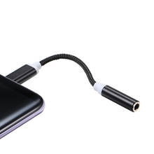 Аудиокабель с разъемом Type-C 3,5 мм AUX адаптер-конвертер USB-C штекерным разъемом 3,5 мм разъем для наушников для Xiaomi Samsung Huawei 2024 - купить недорого