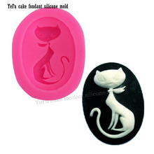 Cartoon Lady Cat Cake Silicone Molds Fondant Cake Decorating Tools Chocolate Candy Moulds Kitchen Bakeware F0905 2024 - buy cheap
