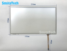Panel de pantalla táctil de 10,2 pulgadas, 234x142mm, 4 cables, Digitalizador de pantalla táctil resistivo 2024 - compra barato