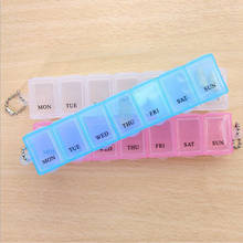7 Days Weekly Tablet Pill Medicine Box Holder Storage Organizer Container Case Pill Box Random color 2024 - buy cheap