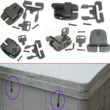 Spa Hot Tub Cover Latch Lock Kit Key ACW Latch Strap Repair Kit Set Clip Video 2024 - buy cheap