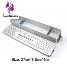 Sterilising trays aluminium alloy Cosmetic surgery instruments Disinfection box for ophthalmic instruments 2024 - buy cheap