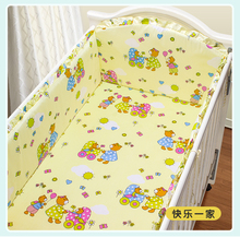 Promotion! 5PCS Baby bedding set crib bedding set 100% cotton baby bedclothes,(4bumpers+sheet) 2024 - buy cheap