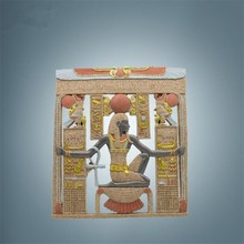 Estatuilla de resina de diosa egipcia, estatua colgante de piedra arenisca de Egipto, escultura, adornos de decoración del hogar, estatuas para regalo de decoración 2024 - compra barato