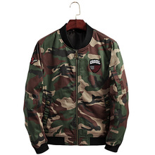 New Bomber Baseball Mens clothes Men Camouflage high-grade Jackets Male top Coats Outwear Collar Brand Clothing dropshipping 2024 - buy cheap