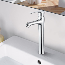 SHAI Basin Faucets White Color Basin Mixer Tap Bathroom Faucet Hot and Cold Chrome Finish Brass Toilet Sink Water Tap 2024 - buy cheap