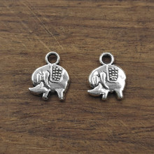 20 pcs Elephant charms 9*11mm Tibetan Silver Plated Pendants Antique Jewelry Making DIY Handmade Craft 2024 - buy cheap