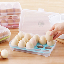 Caja organizadora de alimentos transparente para el almacenamiento de huevos, contenedor de almacenamiento de huevos para el almacenamiento, caja organizadora de plástico 2024 - compra barato